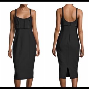 Cinq a sept bustier black dress